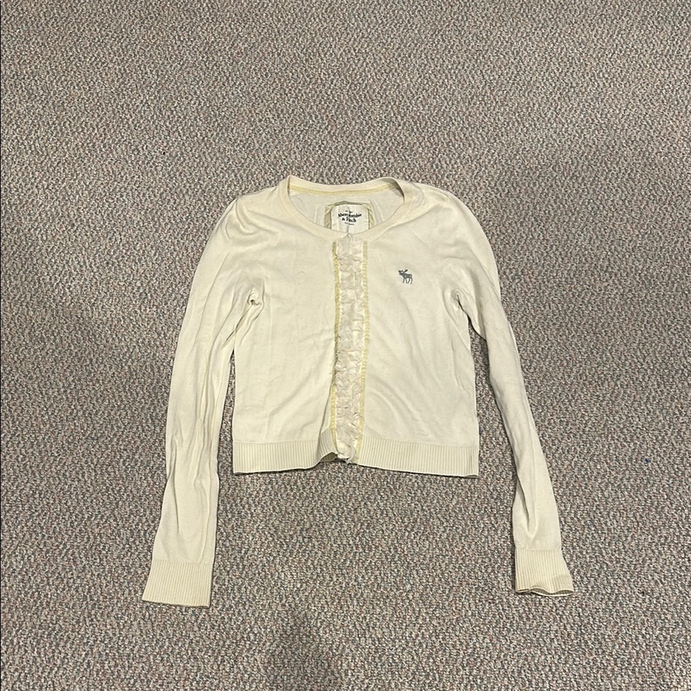 Abercrombie Kids Cream Cardigan